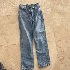 Agolde Women's Straight Leg Blue Jeans